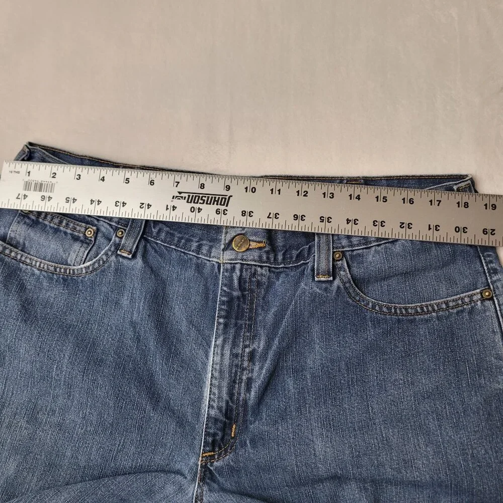 Carhartt Relaxed Fit Straight Leg Men's Blue Denim Jeans Size 38X32